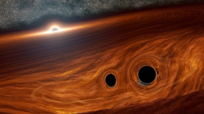 Слияние черных дыр сияет в триллионы раз ярче Солнца, – ученые