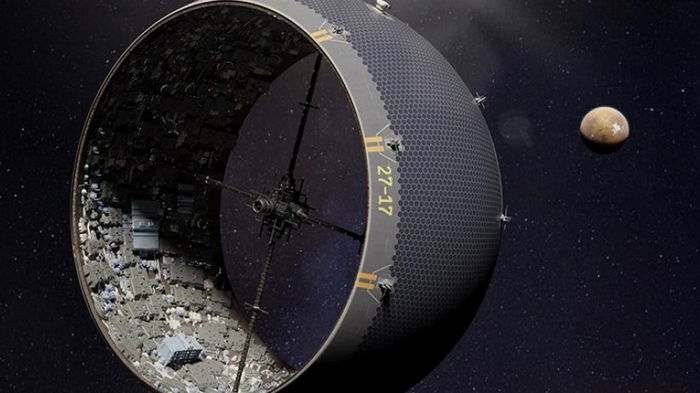 Космический город внутри астероида может стать реальностью