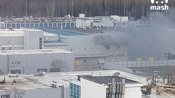 Под Москвой произошел пожар на заводе по производству электроники
