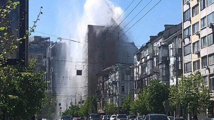 В центре Киева масштабная авария водопровода