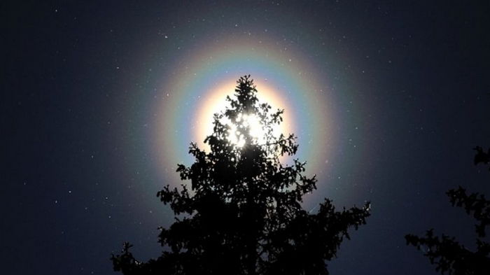 В небе над Финляндией появились радужные кольца вокруг Солнца (фото)