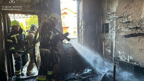 В Одессе во время пожара пострадали отец и пятеро детей