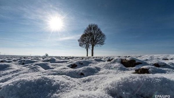 В некоторых регионах Украины прогнозируют до 14 градусов мороза