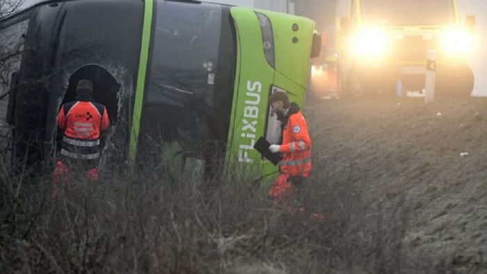 В Словакии автобус из Украины попал в ДТП: есть пострадавшие