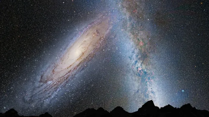 Столкновение галактик Млечный Путь и Андромеды неизбежно: процесс уже начался