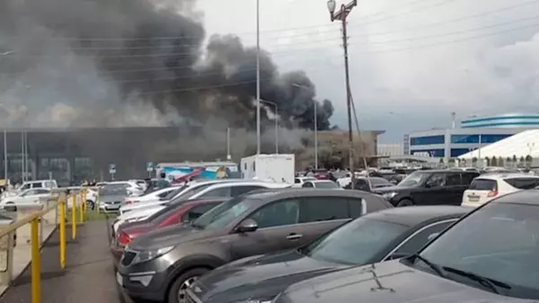 В России вспыхнул пожар в аэропорту