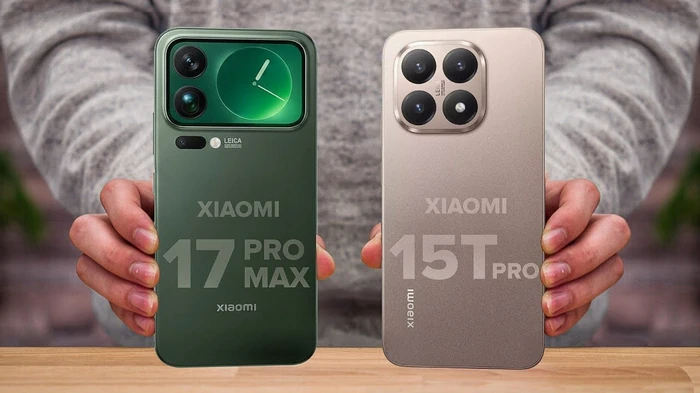 Xiaomi 15T Pro та Xiaomi 17 Pro