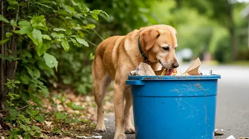 Что делать, если собака подбирает на улице?