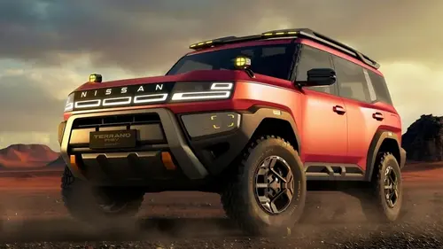 Брутальный дизайн и 435 сил: Nissan возрождает недорогой рамный внедорожник (вид...