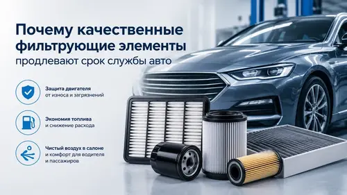 Почему качественные фильтрующие элементы продлевают срок службы авто