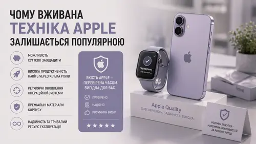 Чому вживана техніка Apple залишається популярною