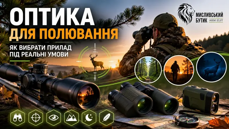 Оптика для полювання: як вибрати прилад під реальні умови