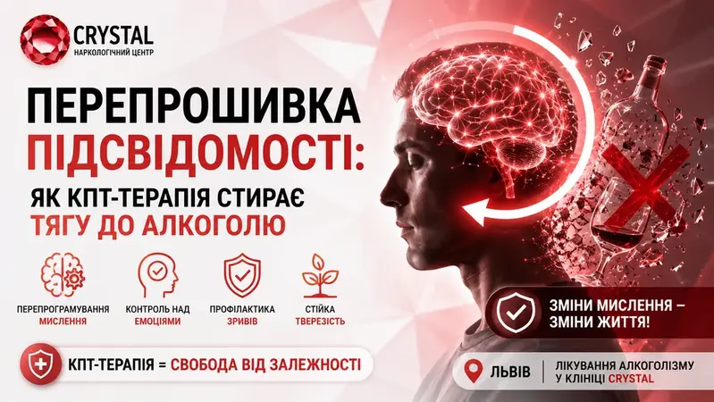 Перепрошивка підсвідомості, як КПТ-терапія стирає тягу до алкоголю