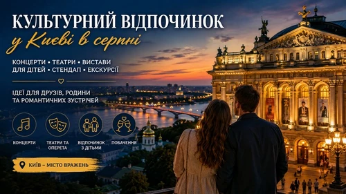 Культурний відпочинок у Києві: куди піти, щоб завершити літо яскраво