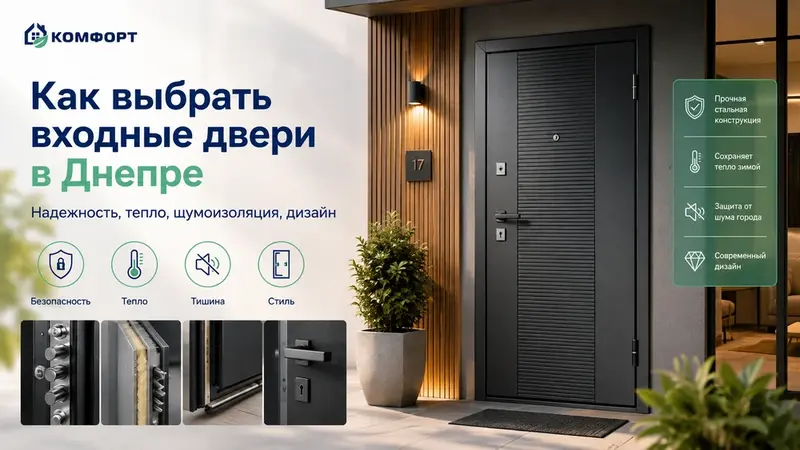 Как выбрать входные двери в Днепре