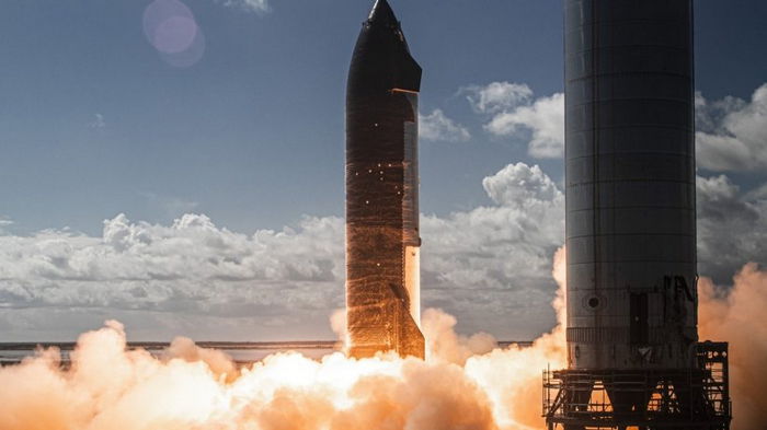 SpaceX впервые испытала все двигатели ракеты Starship SN20 (видео)