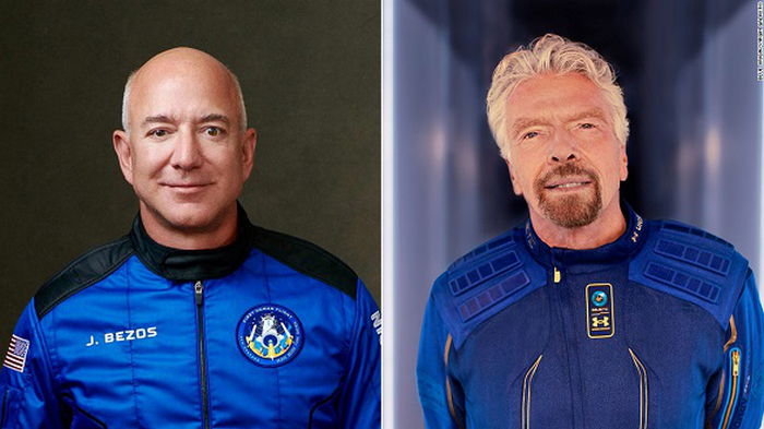 В США признали астронавтами миллиардеров Джеффа Безоса и Ричарда Брэнсона