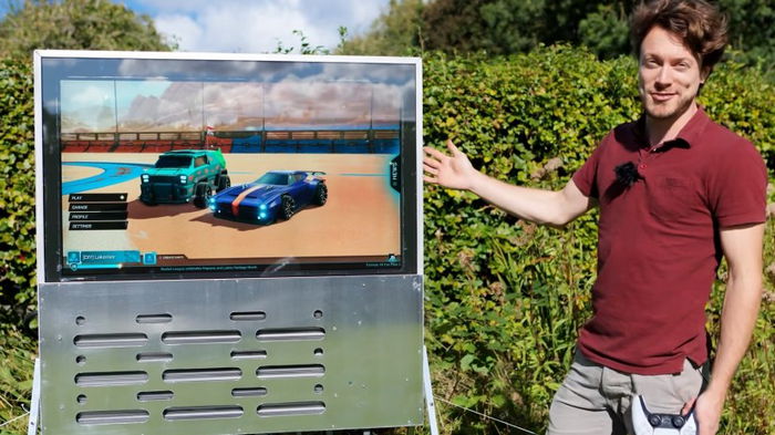 Блогер создал сверхяркий телевизор с водяным охлаждением, потратив $250 (видео)